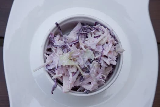 coleslaw fresh cabbage salad tangy