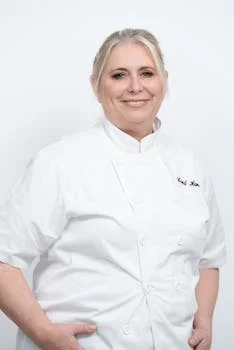 professional executive chef in white uniform